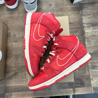 Nike Dunk High First Use Red (US 11.5) (USED, No Box)