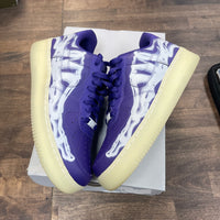 Purple Skeleton Air Force 1 (USED,No Box)