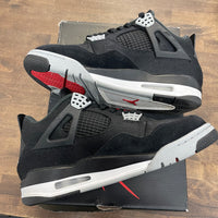 Black Canvas Jordan 4 (USED)