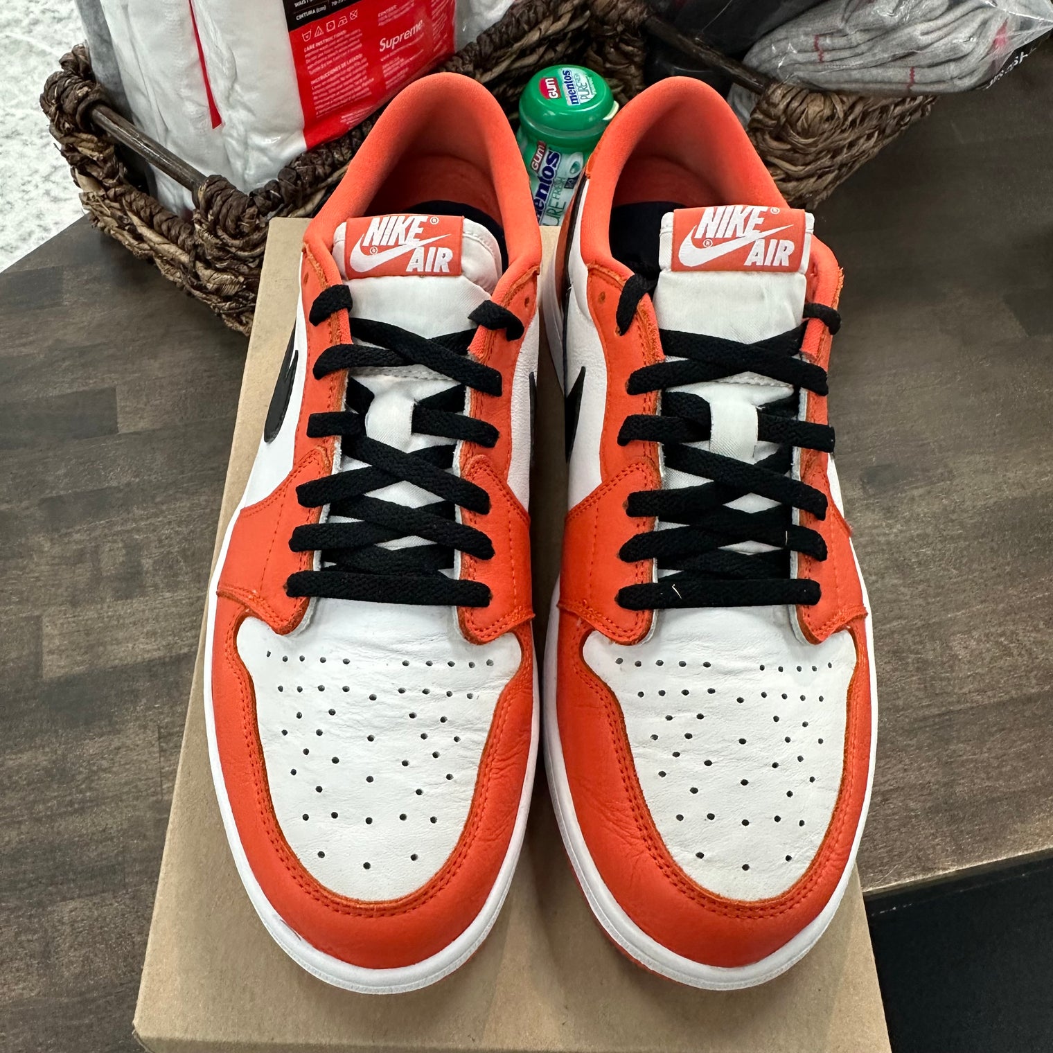 Starfish Jordan 1 Low OG (USED, No Insoles, No Box)