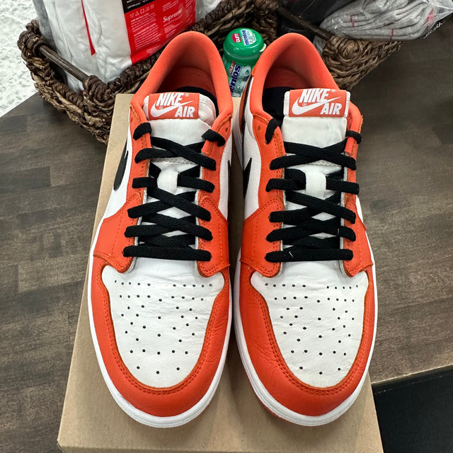 Starfish Jordan 1 Low OG (USED, No Insoles, No Box)