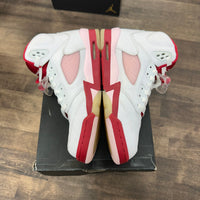White Red Pink Jordan 5 Retro (GS) (USED)