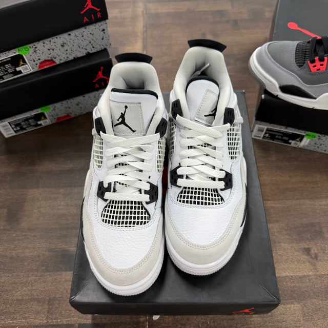 Military Black Jordan 4 Retro (GS) (Lightly Worn, No Box)