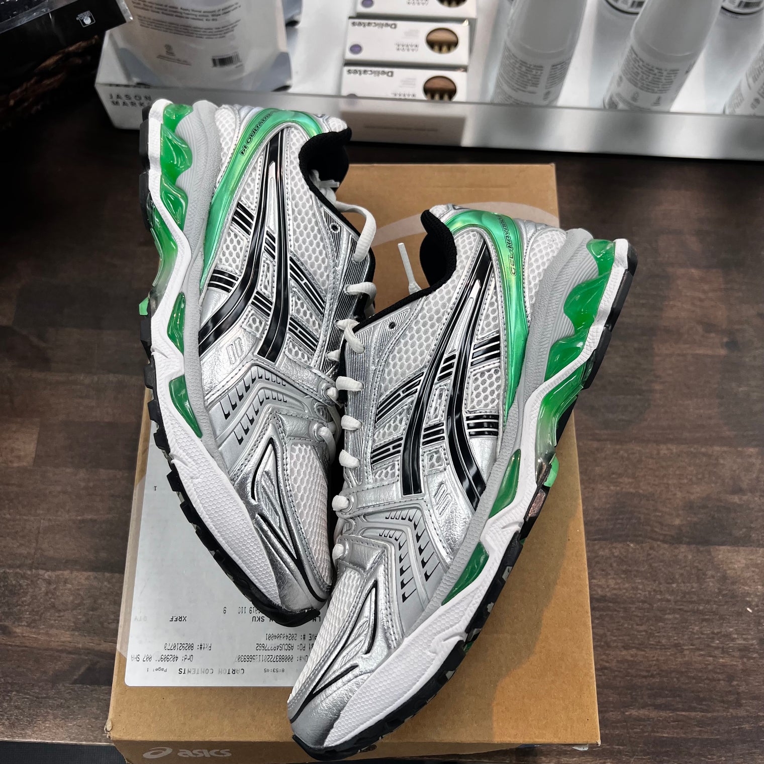 Malachite Green ASICS Gel Kayonno-14 (USED)