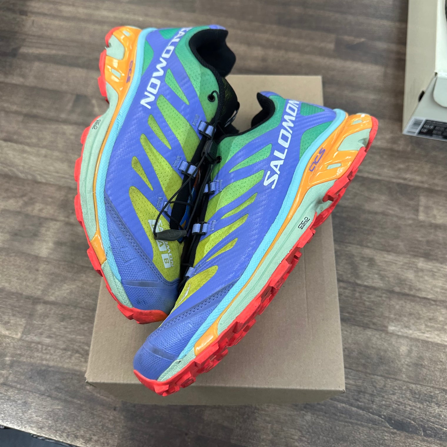 Salomon XT-4 Evening Primson Mint Leak (Used, No Box)
