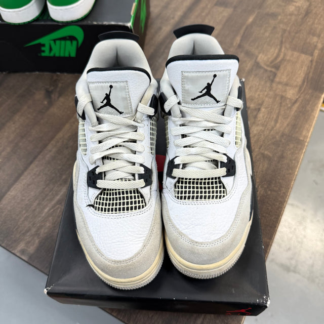 Military Black Jordan 4 (GS) (USED)