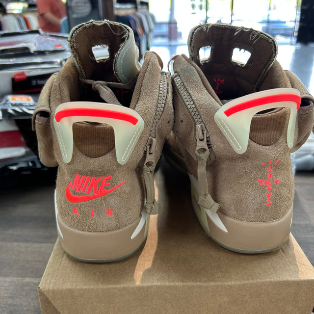 British Khaki Travis Scott Jordan 6 (USED, No Box)