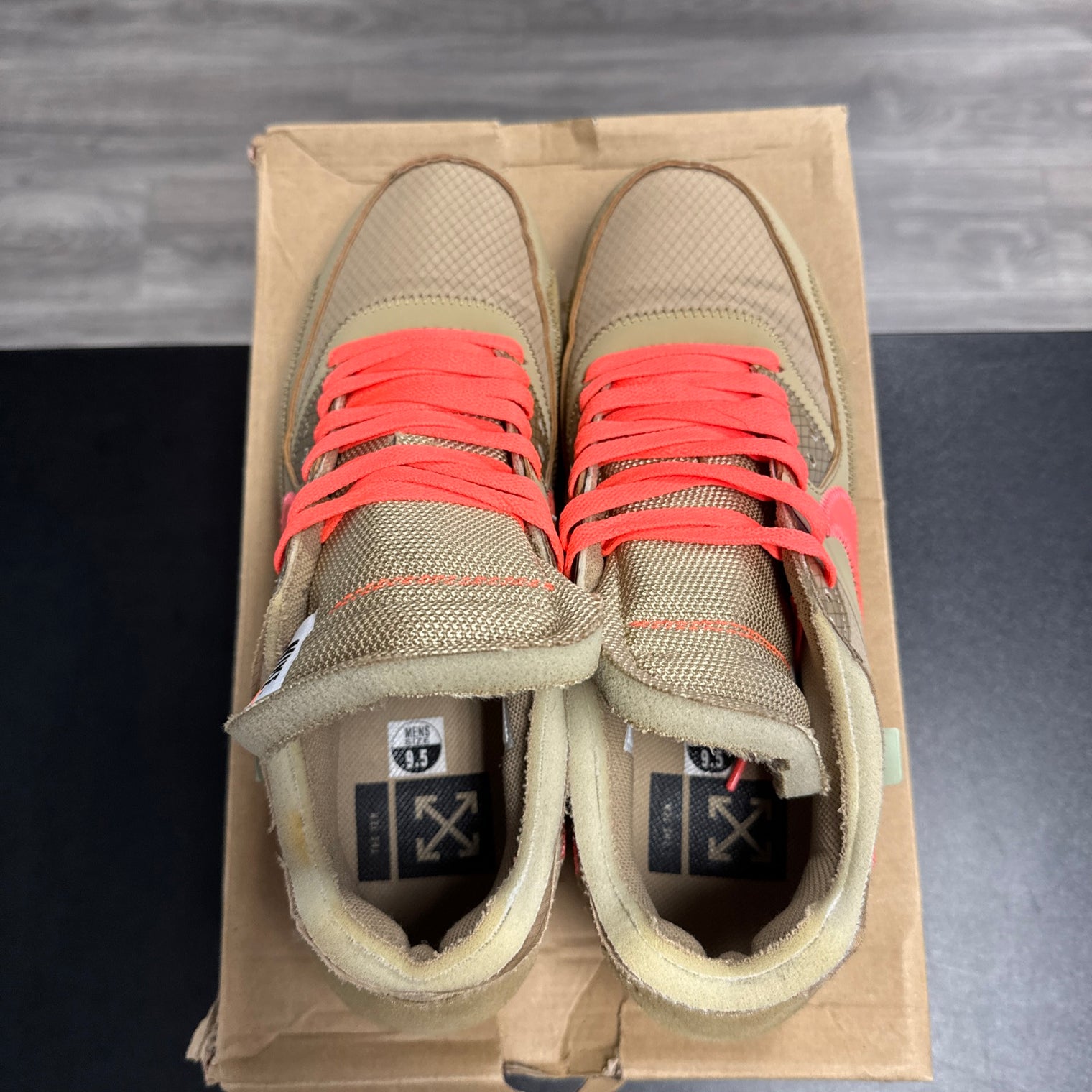 Nike Air Max 90 x OFF-WHITE Desert Ore 2019 (USED)