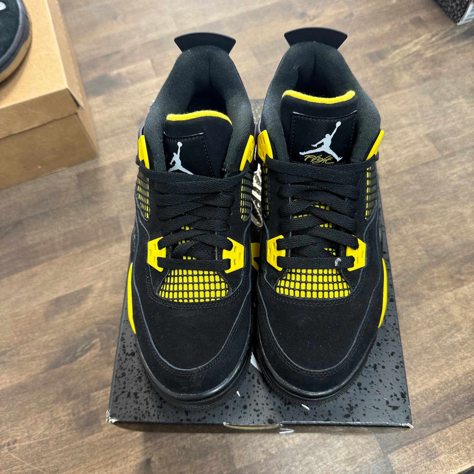 Yellow Thunder Jordan 4 Retro (GS) (USED)