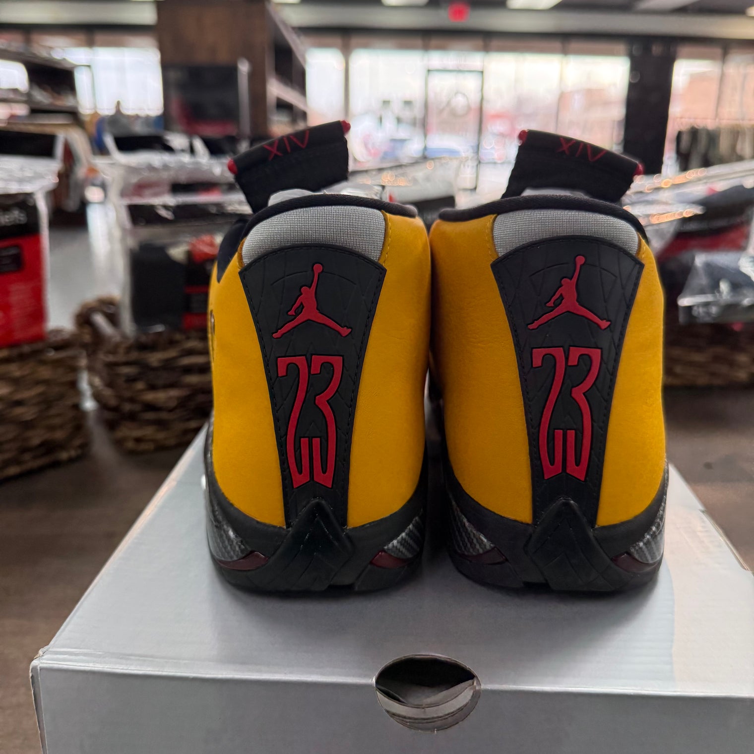 University Gold Jordan 14 Retro (USED)
