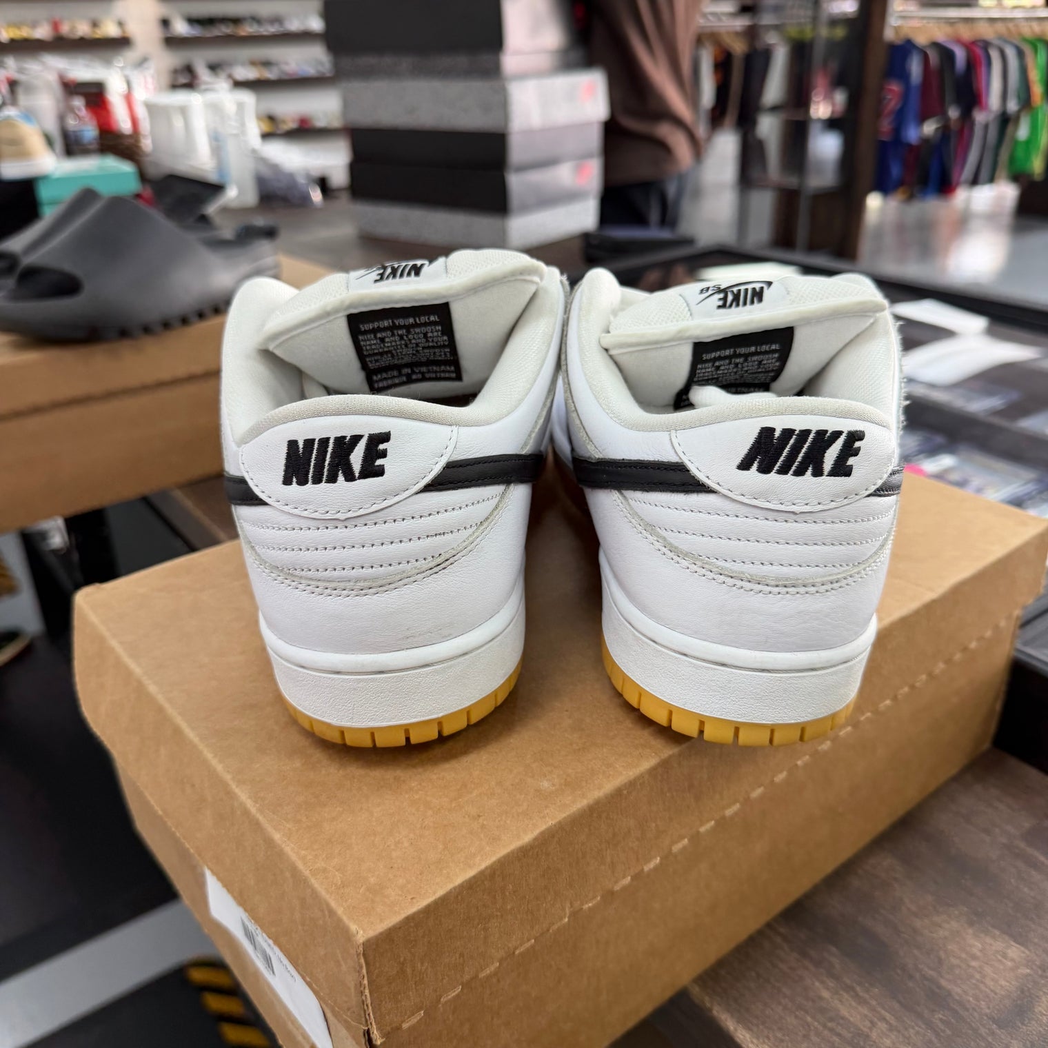 White Gum SB Dunk Low (USED, No Box)