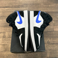 Black Racer Blue White Jordan 1 Mid (GS) (USED)