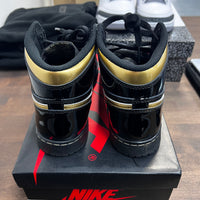 Black Metallic Gold Jordan 1 High (GS) (USED)