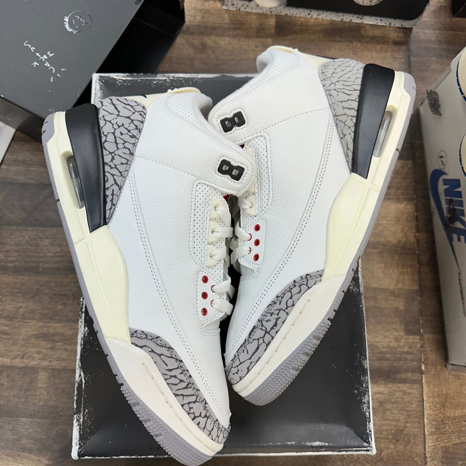 Reimagined White Cement Jordan 3 Retro (Lightly Worn)