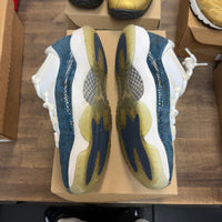Navy Snake Skin Jordan 11 Retro Low (USED, No Box)