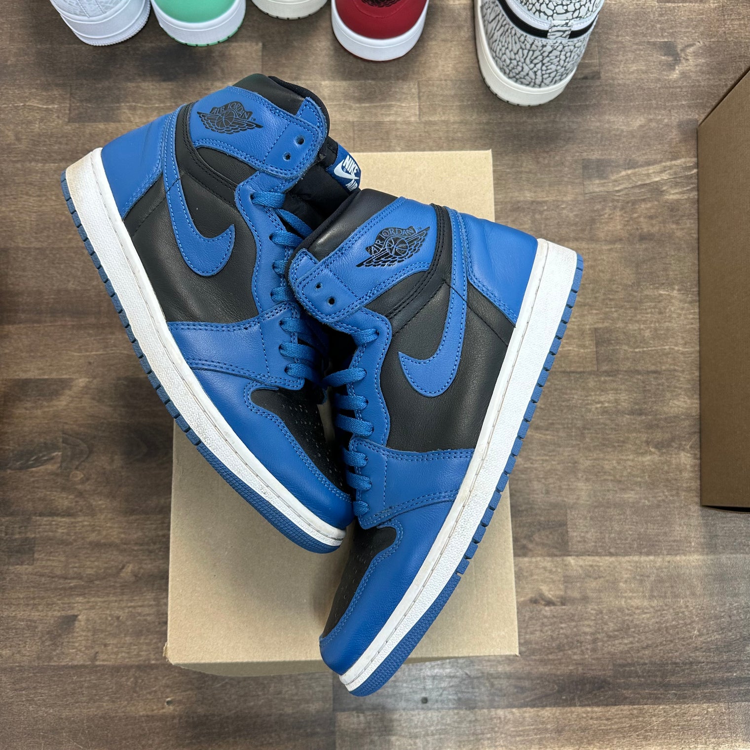 Jordan 1 Retro High OG Dark Marina Blue (US 10.5) (USED, No Box)