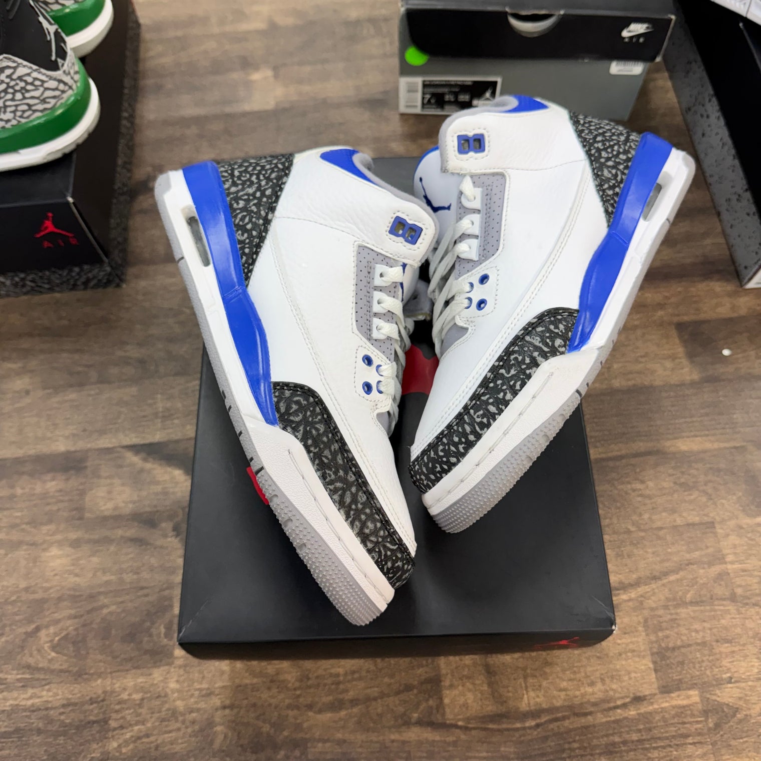 Racer Blue Jordan 3 Retro (GS) (USED)