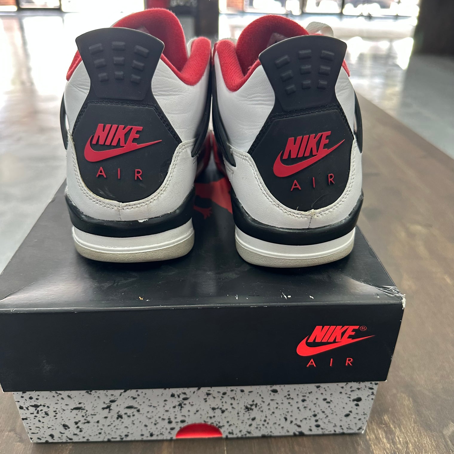 Fire Red Jordan 4 (2020) (GS) (USED)