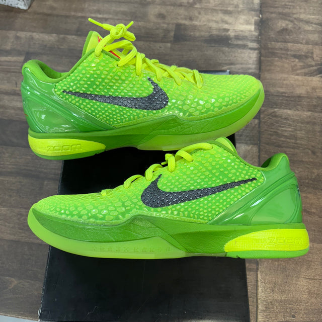 Grinch Kobe 6 Protro (USED)