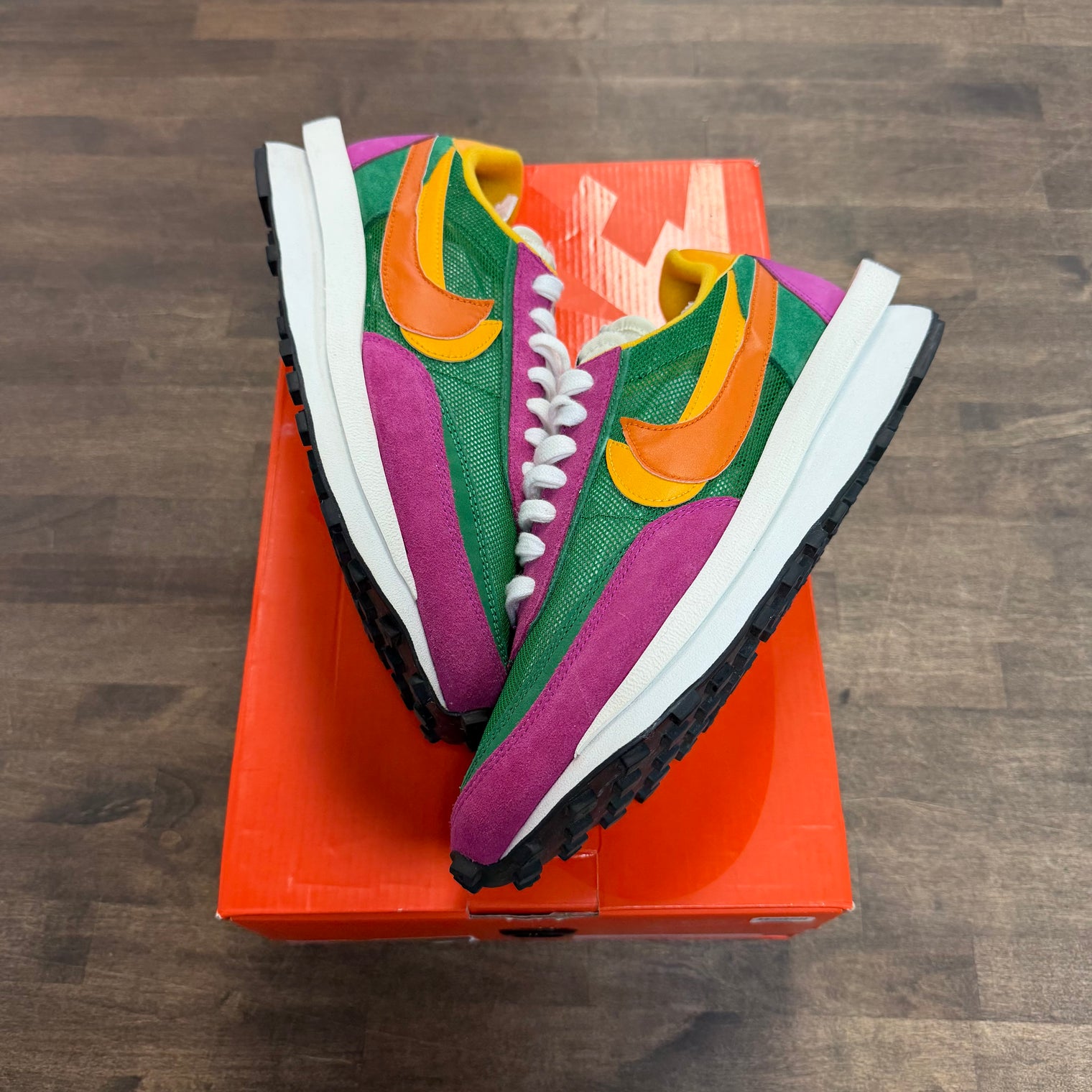 Sacai Pine Green Nike LD Waffle (USED)