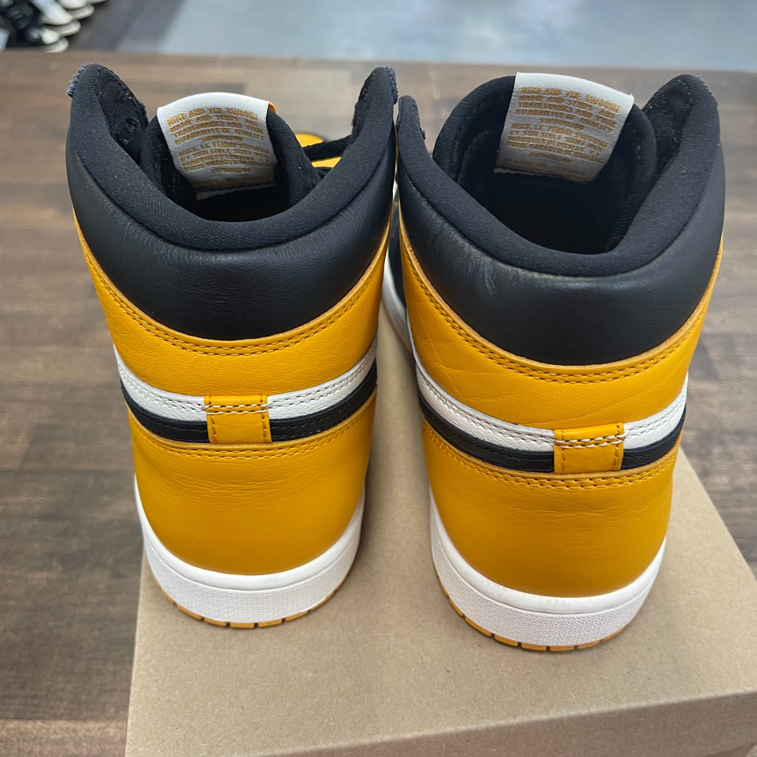 Taxi Yellow Toe Jordan 1 High (USED, No Box)