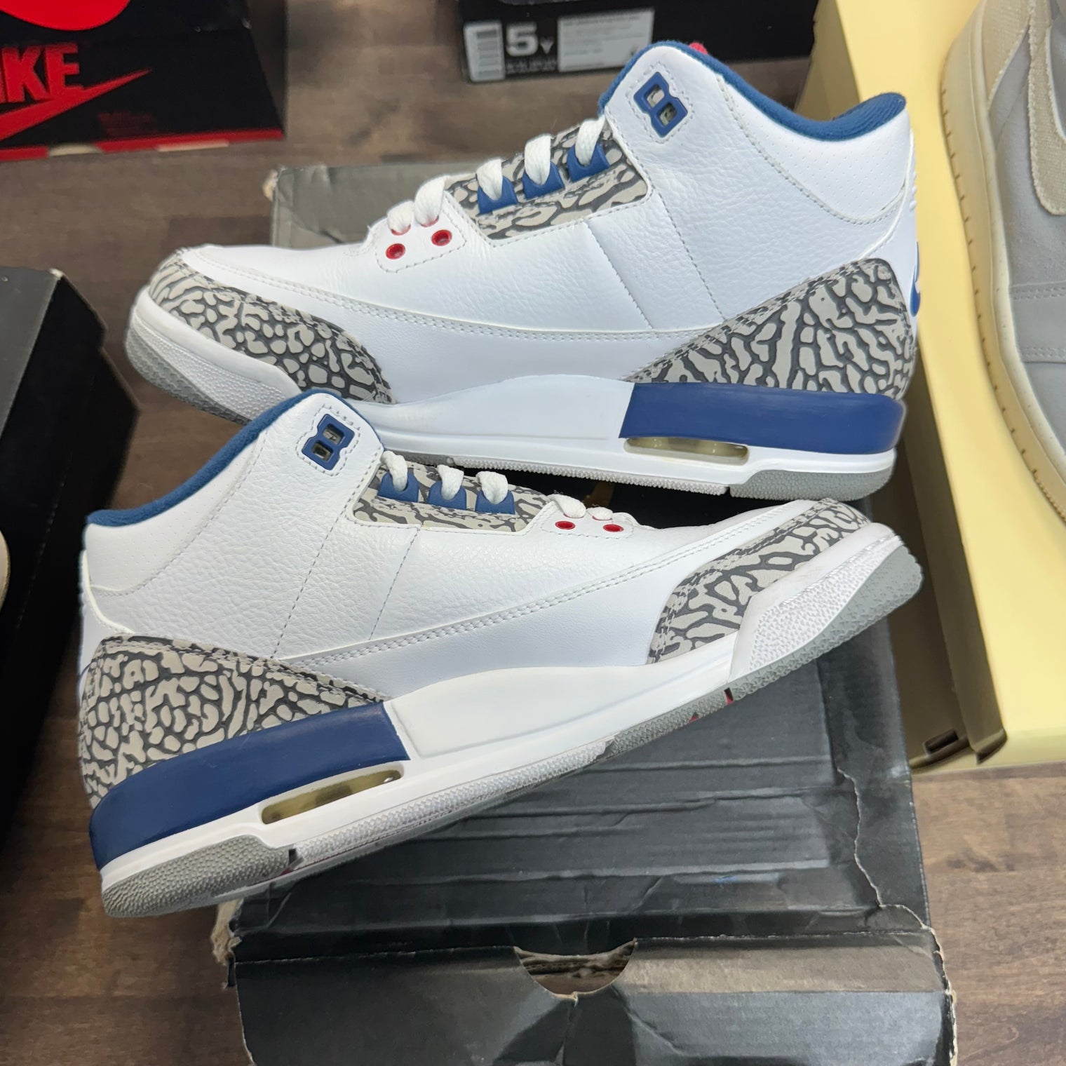 True Blue Jordan 3 (GS) (2016) (USED)