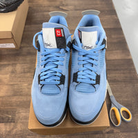 University Blue Jordan 4 Retro (USED, No Box)