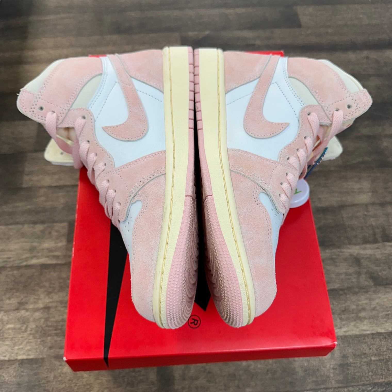 Washed Pink Jordan 1 High (W) (UDED)