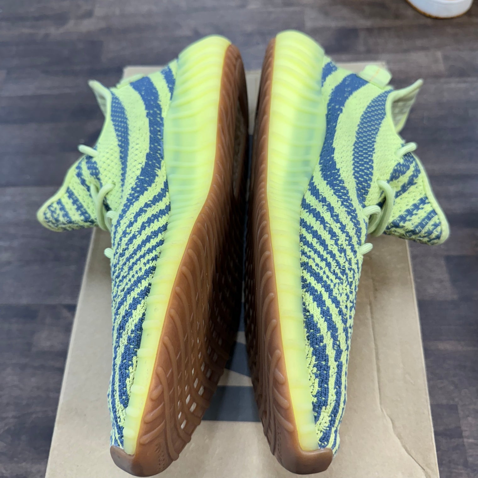 Semi Frozen Yellow Yeezy 350 (USED)