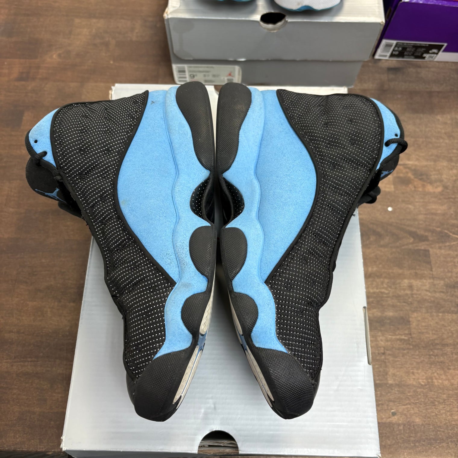Black University Blue Jordan 13 (USED)
