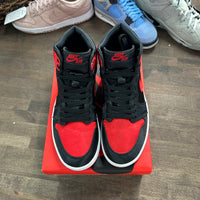 Satin Bred Jordan 1 High OG (Women's) (USED)