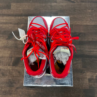 University Red Off-White Dunk Low (USED)