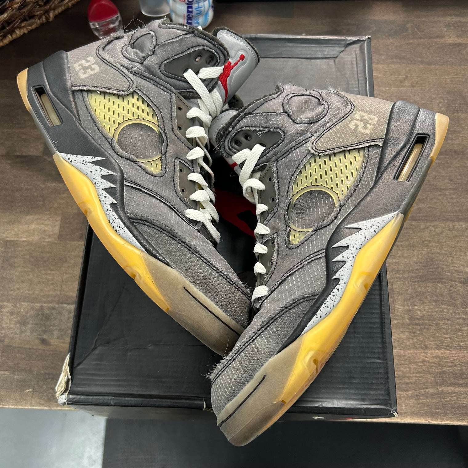 Off-White Muslin Jordan 5 Retro (USED)