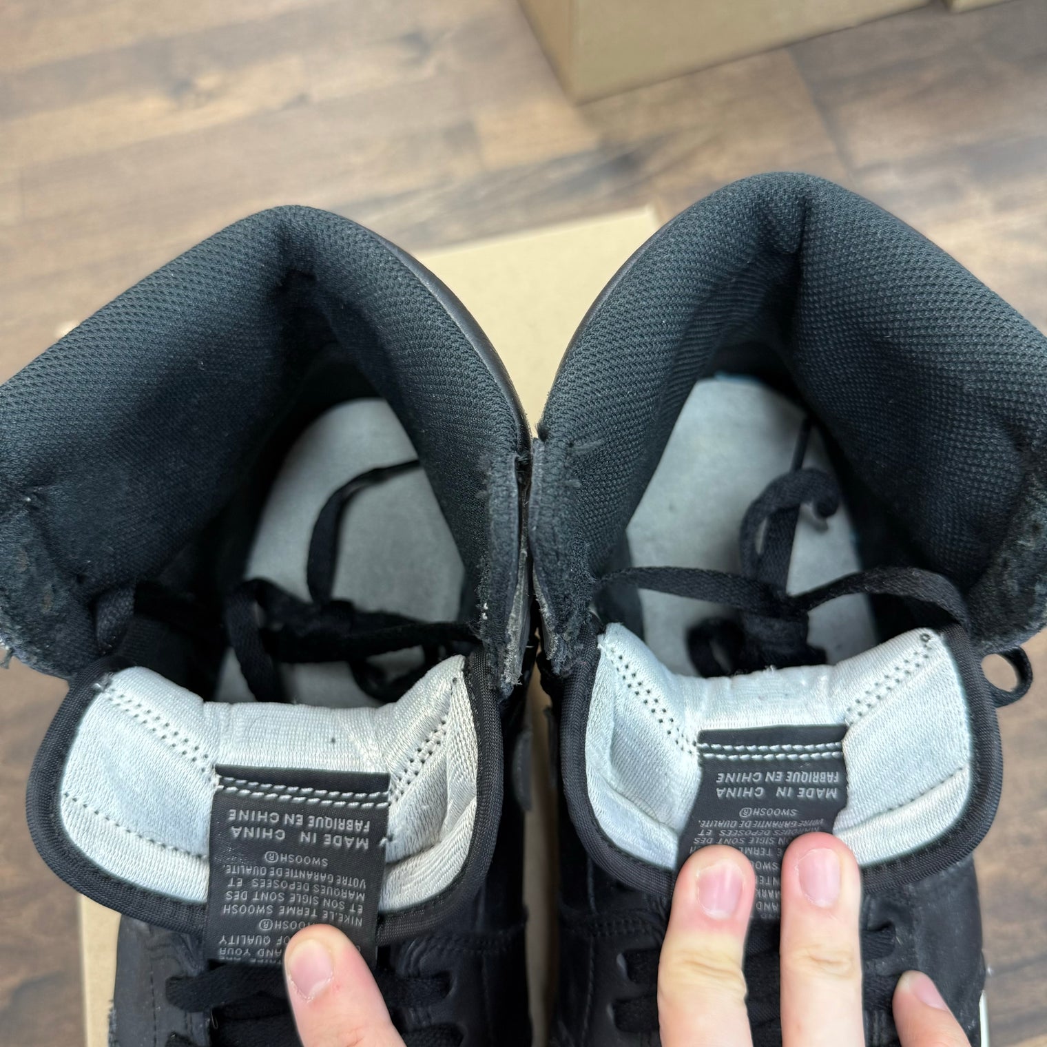 Shadow Jordan 1 High (USED, No Box)