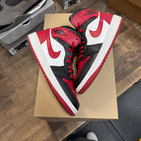 Alternate Bred Toe Jordan 1 Mid (W) (USED, No Box)