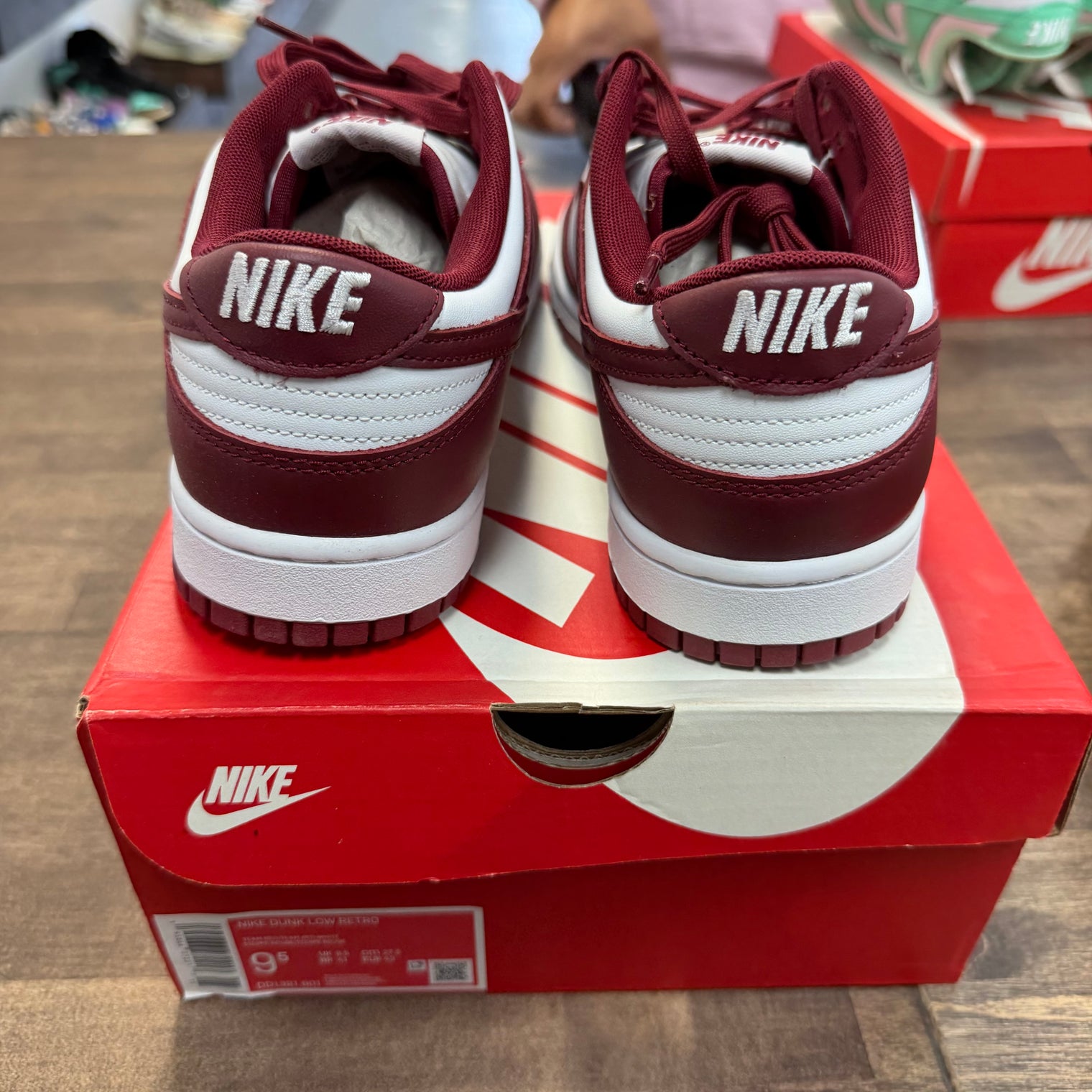 Team Red Nike Dunk Low (Lightly Worn)