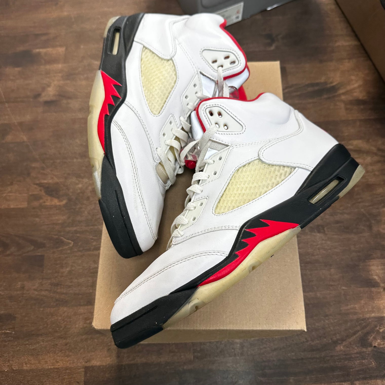 Fire Red Jordan 5 (2020) (USED, No Box)