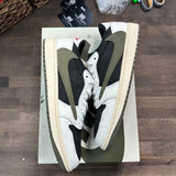 Jordan 1 Retro Low OG SP Travis Scott Olive (US 12W) (USED) Size 12W (Pre-Owned) - Image 1