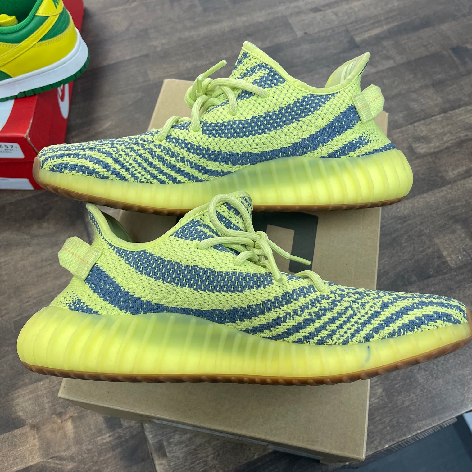 Semi Frozen Yellow Yeezy 350 (USED)