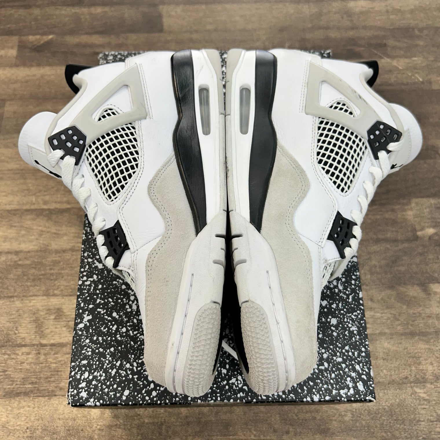 Military Black Jordan 4 Retro (USED)