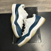 Snake Skin Navy Jordan 11 Low (USED)