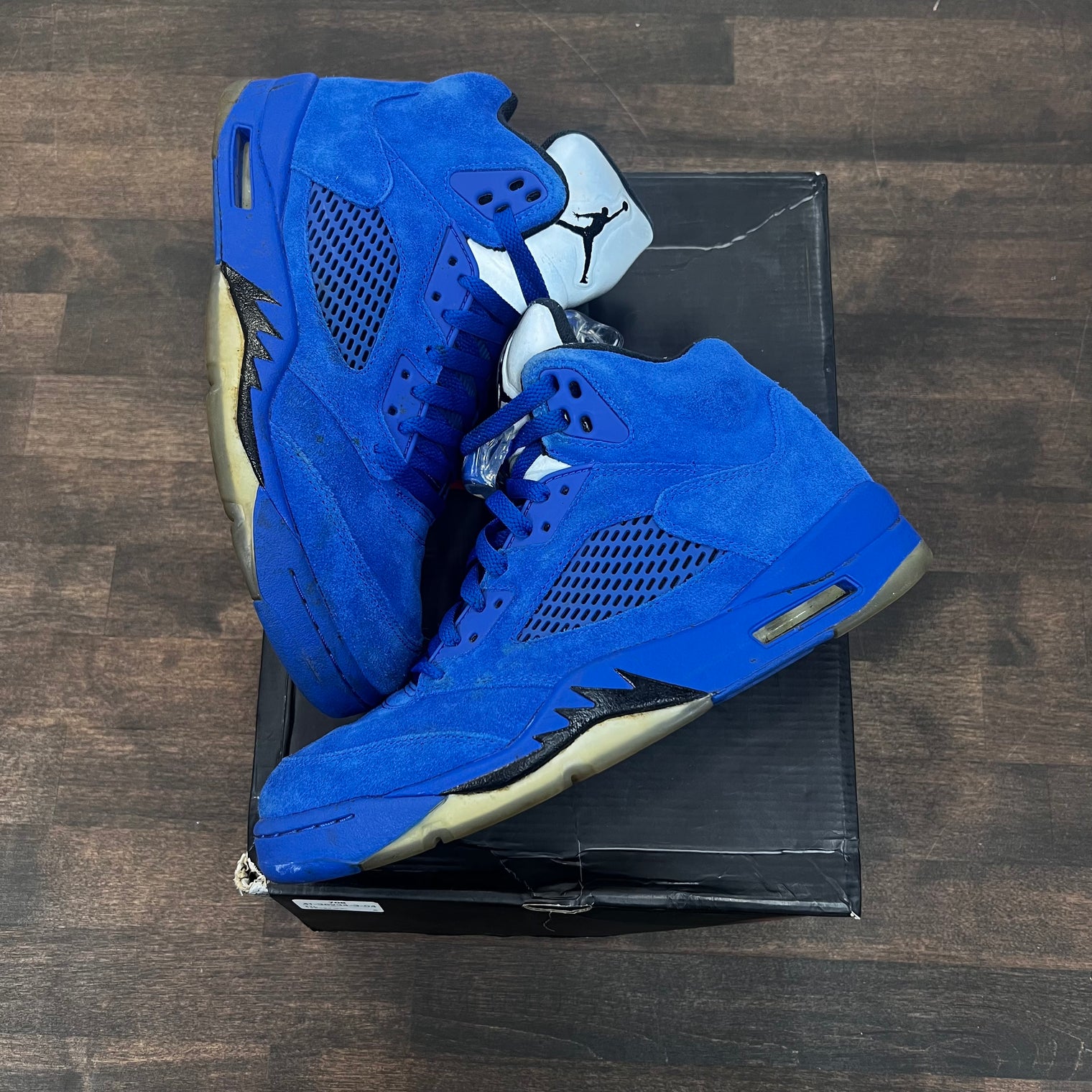 Blue Suede Jordan 5 (USED)