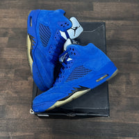 Blue Suede Jordan 5 (USED)