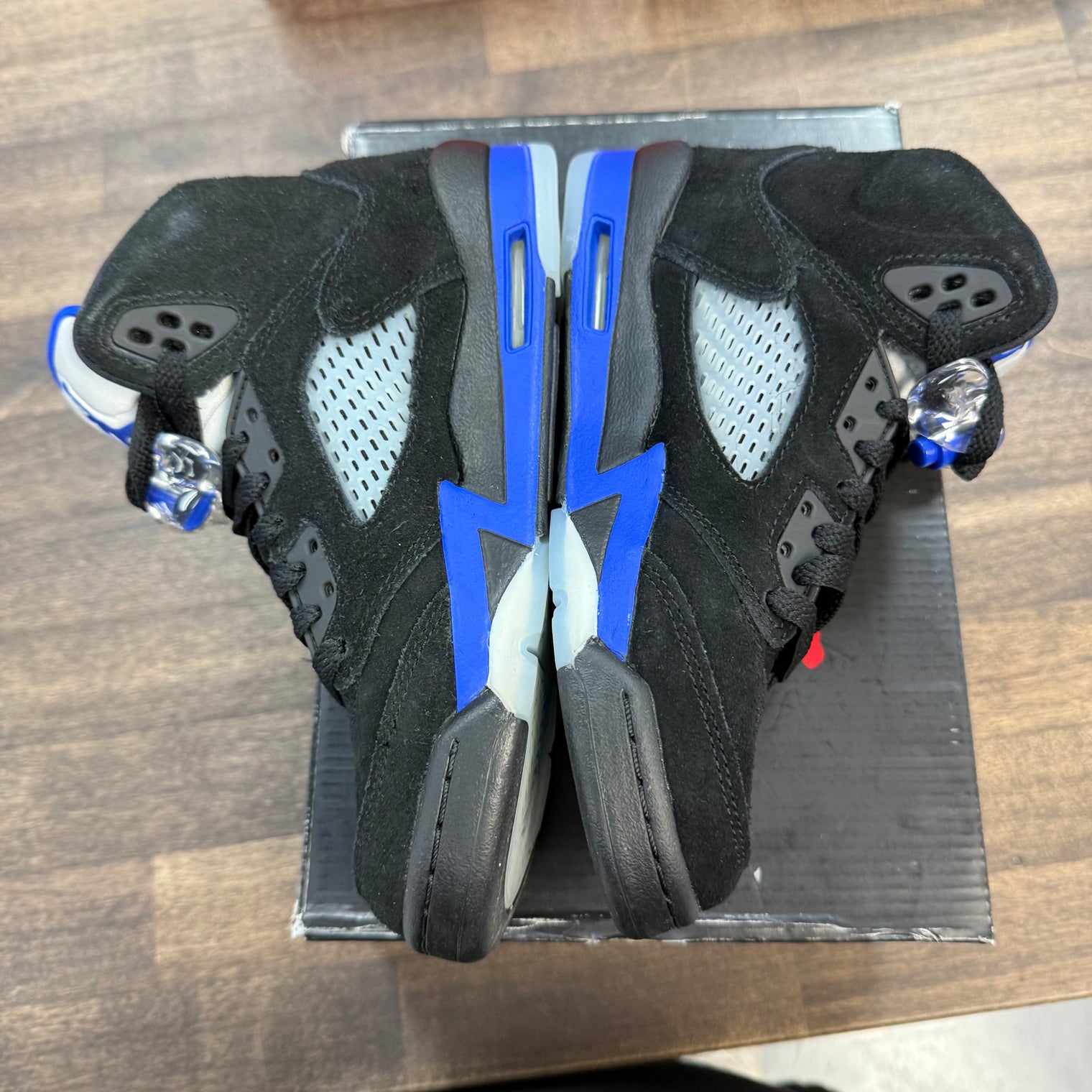 Racer Blue Jordan 5 (GS) (Lightly worn)