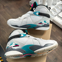 South Beach Jordan 8 Retro (USED,No Box)