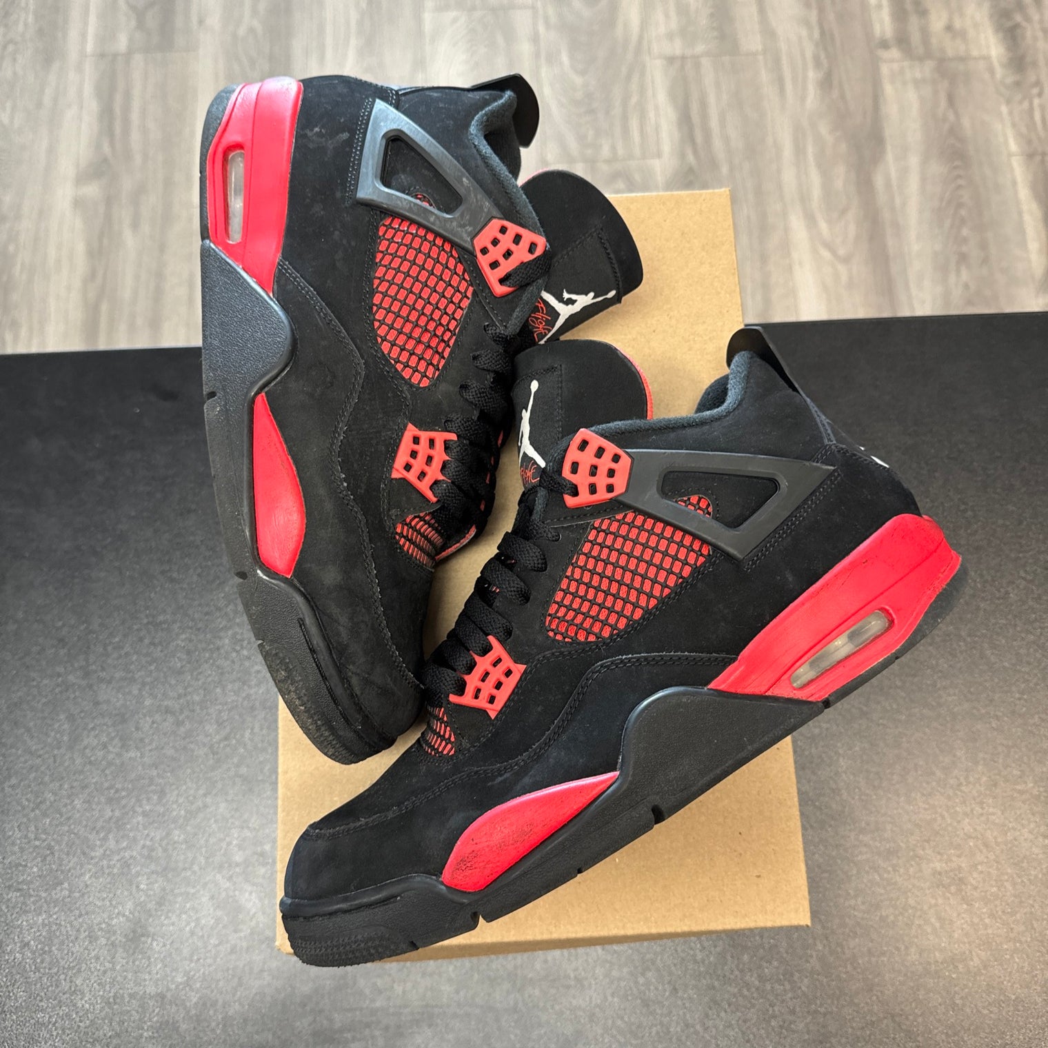 Red Thunder Jordan 4 (USED, No box)