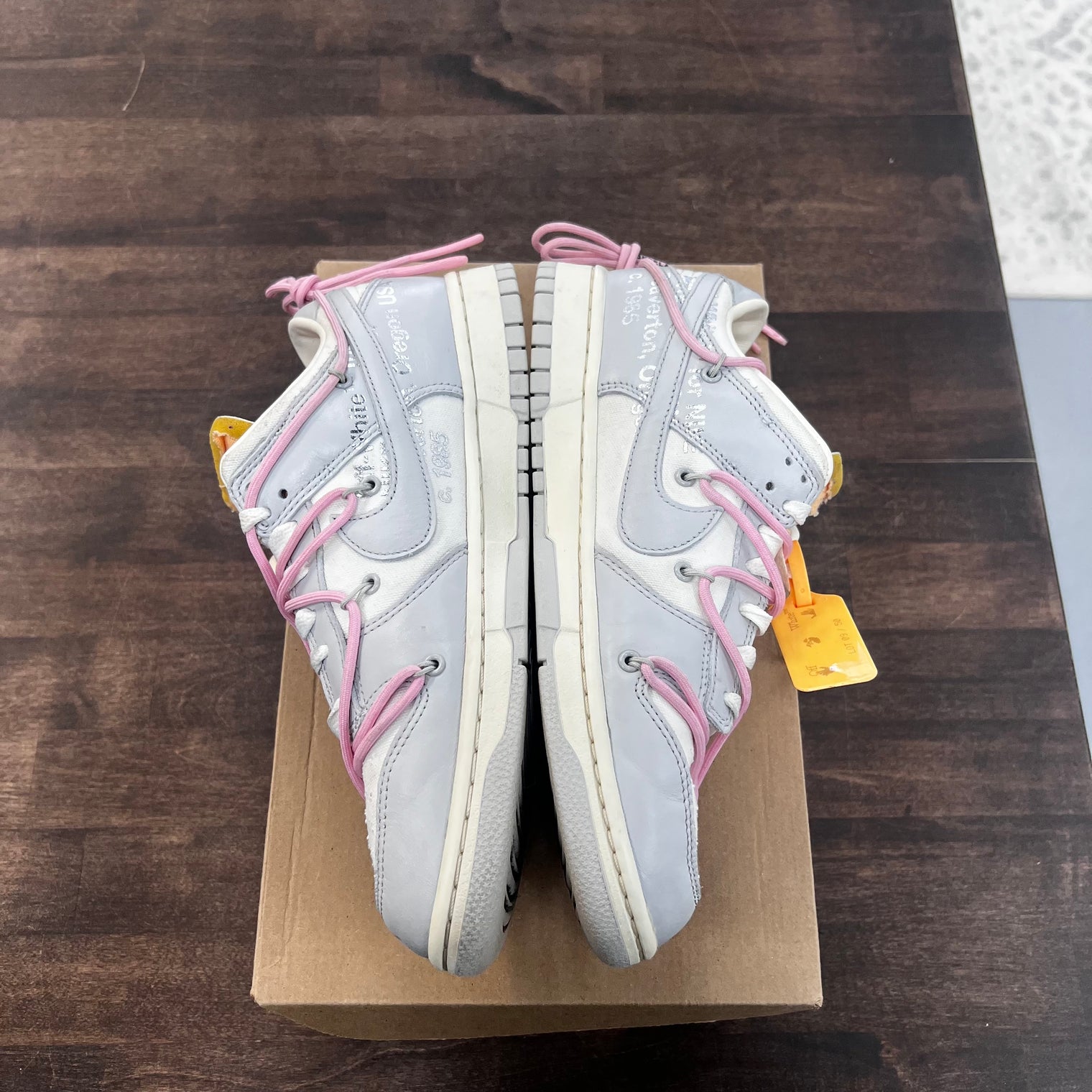 Lot 09 of 50 Off-White Dunk Low (USED, No Box)