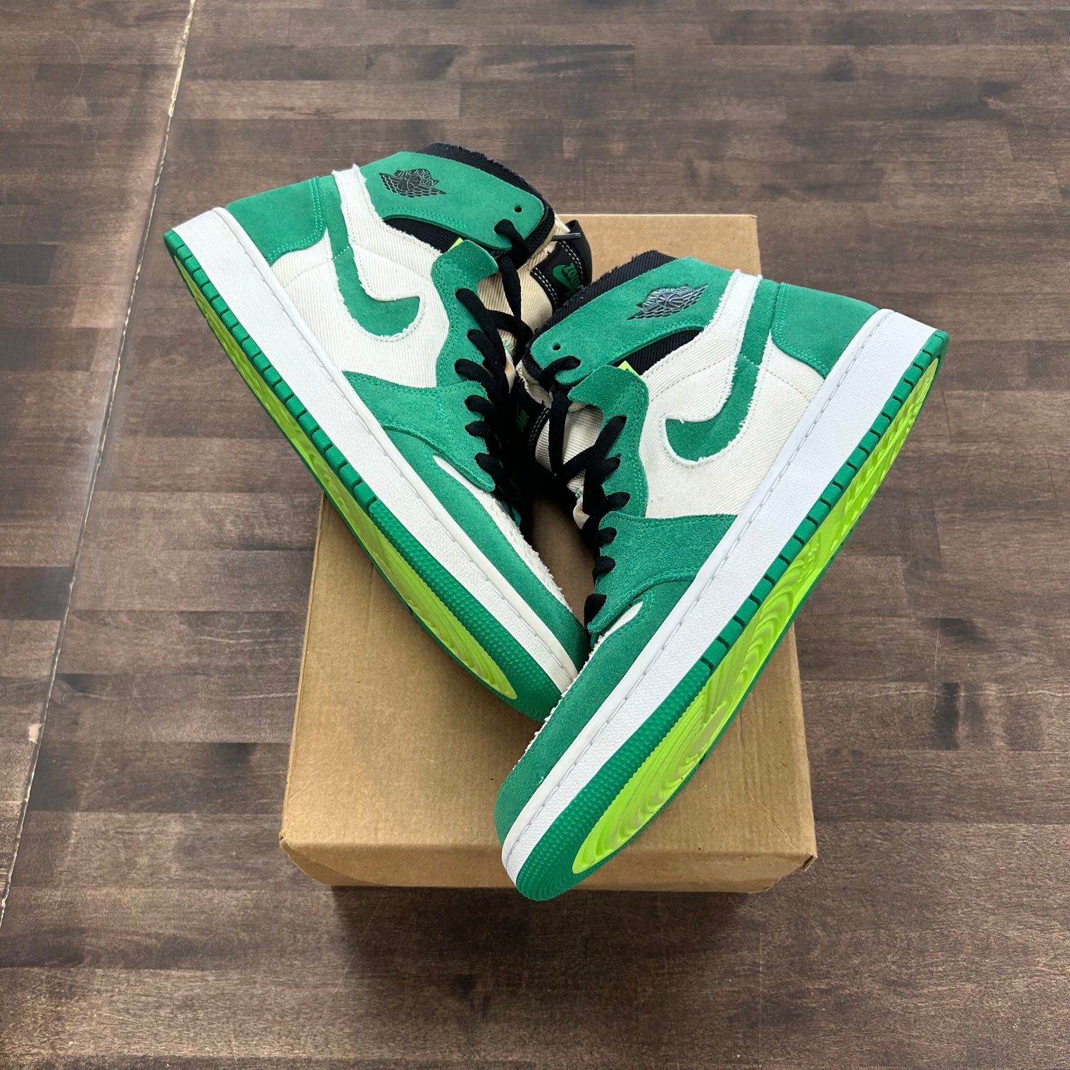 Stadium Green Jordan 1 High Zoom Air CMFT (USED, No Box)