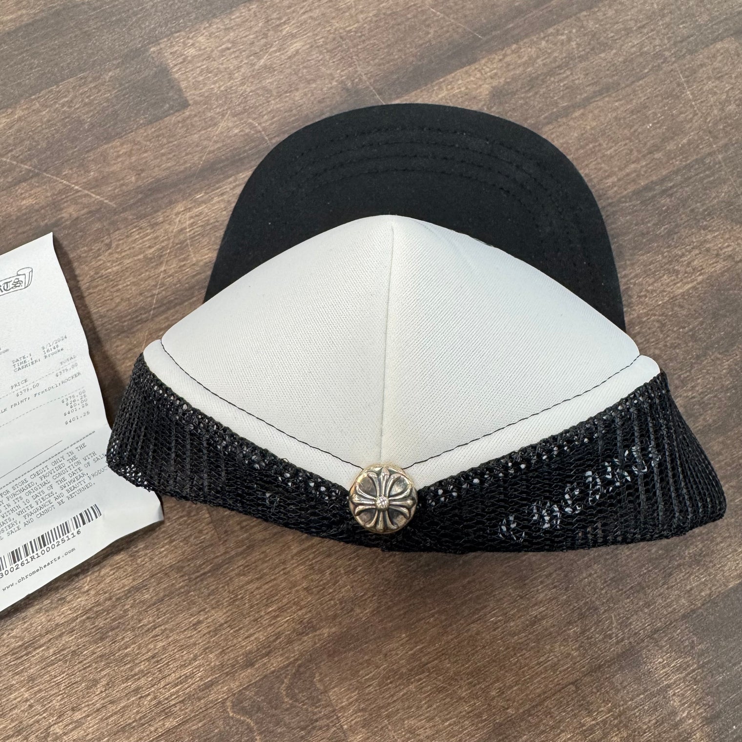 Chrome Hearts Hollywood Cross “King Taco” Trucker Cap (USED)