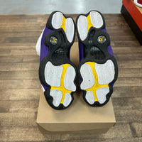Lakers Jordan 13 Retro (USED, No Box)